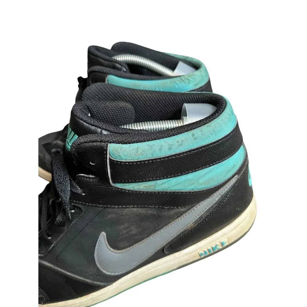 Nike Prestige IV High Mens 13 Black Grey Teal Sneakers 584614-003